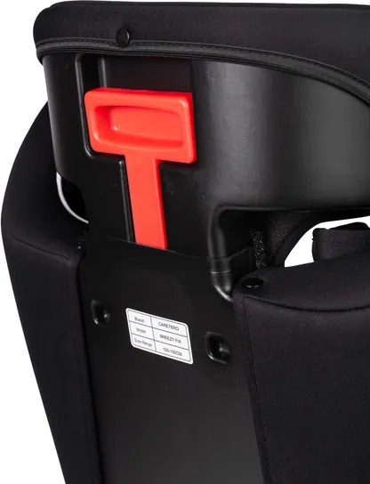 Autosedačka CARETERO BREEZY FIX BLACK (100-150cm)