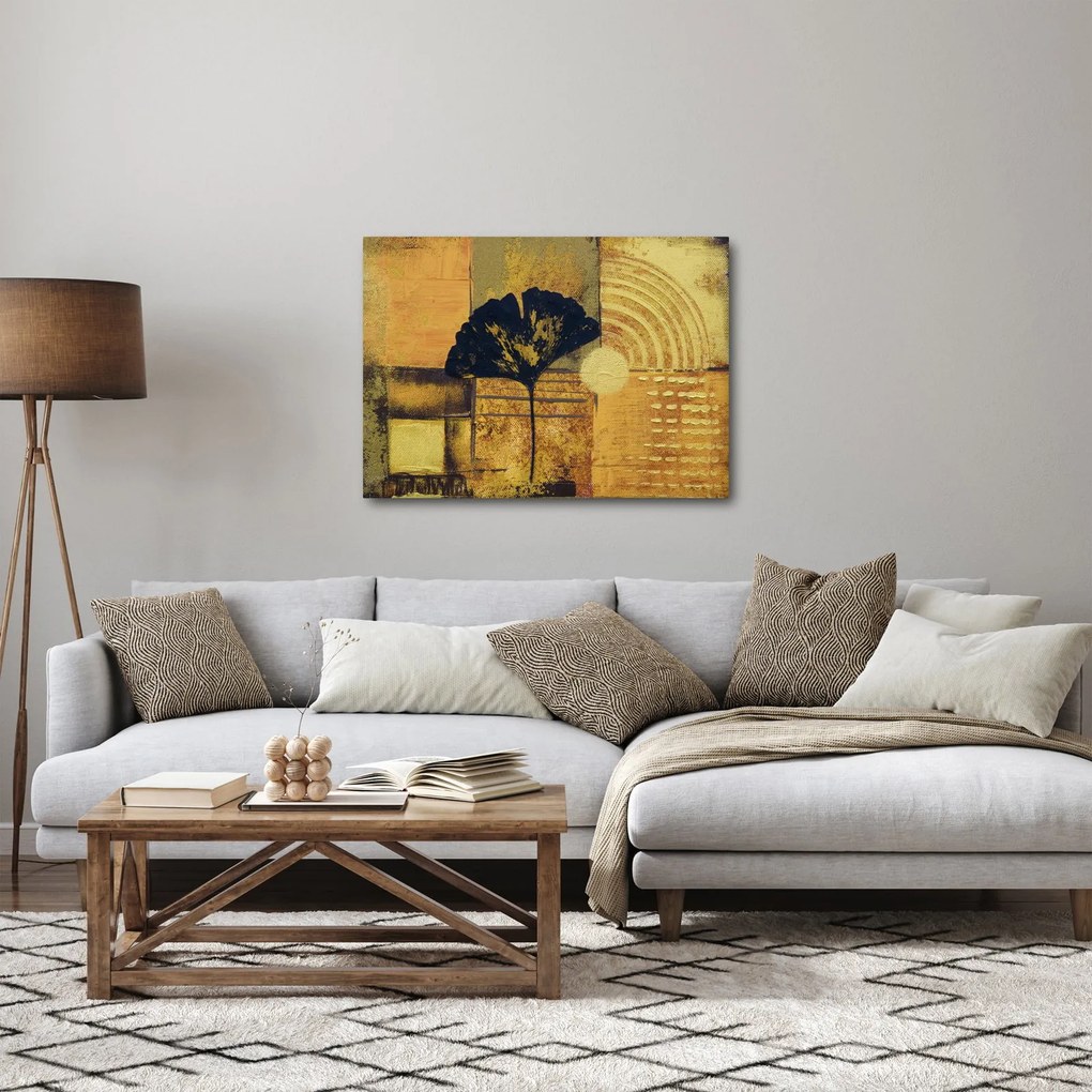 Obraz - List ginkgo (70x50 cm)