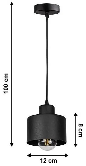 Luster na lanku BODO 1xE27/60W/230V