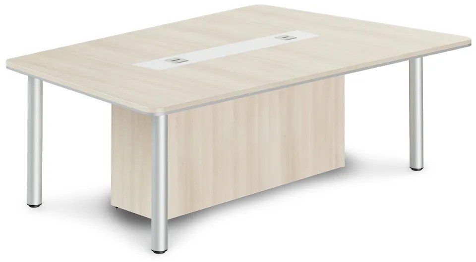 Konferenčný stôl TopOffice Premium II 240 x 162,5 cm, agát svetlý