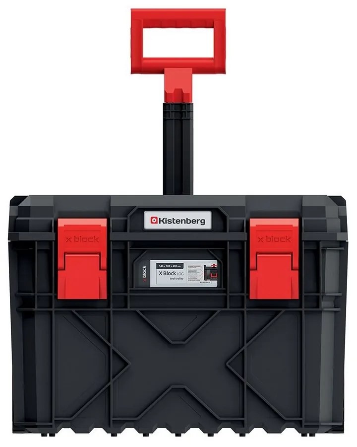 Kufor s kolieskami A, 40 cm, organizér, čierna