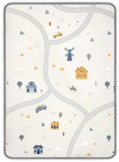 Rolovacia podložka pre deti Kinder 120x178 cm - medvede a farma