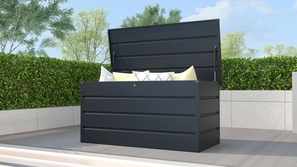 Úložný box MAX F 1072 l, tmavosivý