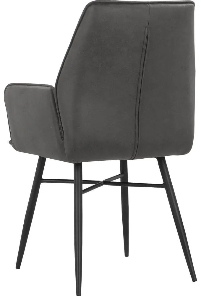 Antracitové jedálenské stoličky v súprave 2 ks Anzo – Støraa