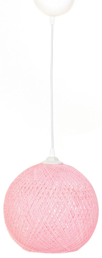 Stropné svietidlo Browo ružové/biele