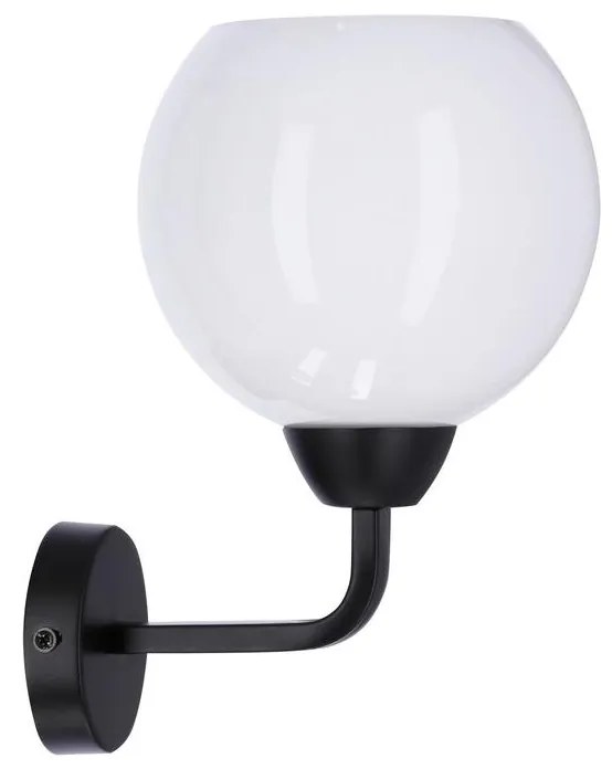 Candellux Nástenná lampa CALDERA 1xE27/60W/230V čierna CA0827