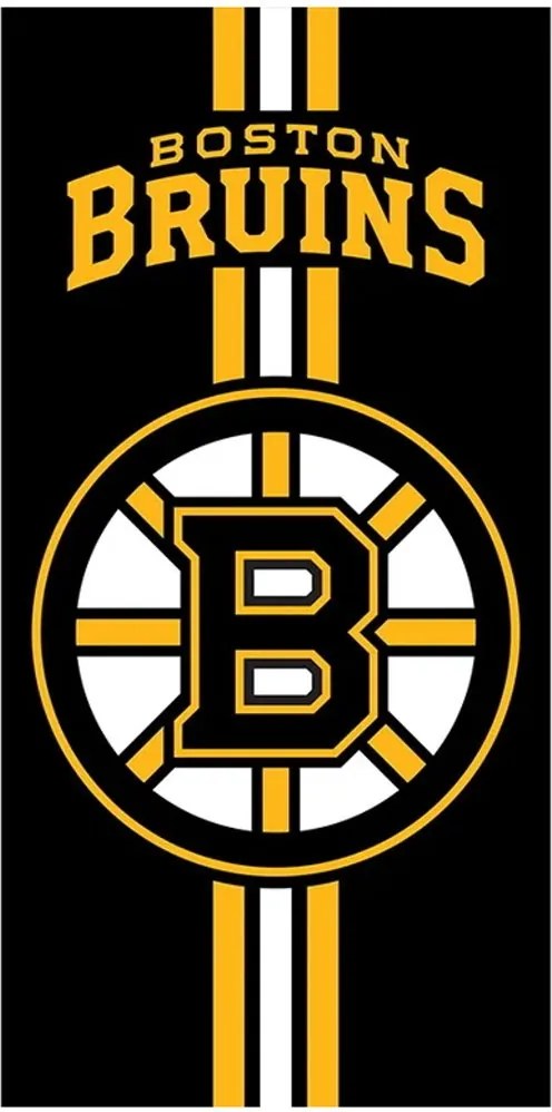 Bavlnená osuška Boston Bruins Prestige Black - NHL - 100% bavlna - 70x140 cm