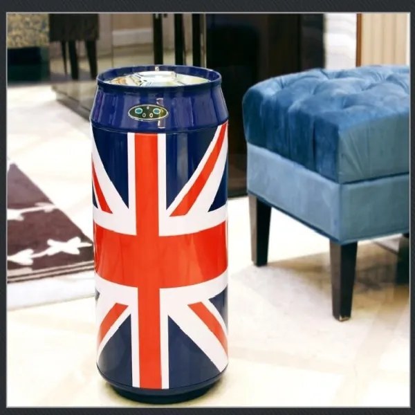 Bezdotykový odpadkový kôš 30l UK vlajka