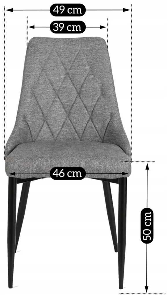 PROXIMA.store - Čalúnená jedálenská stolička CORK 2