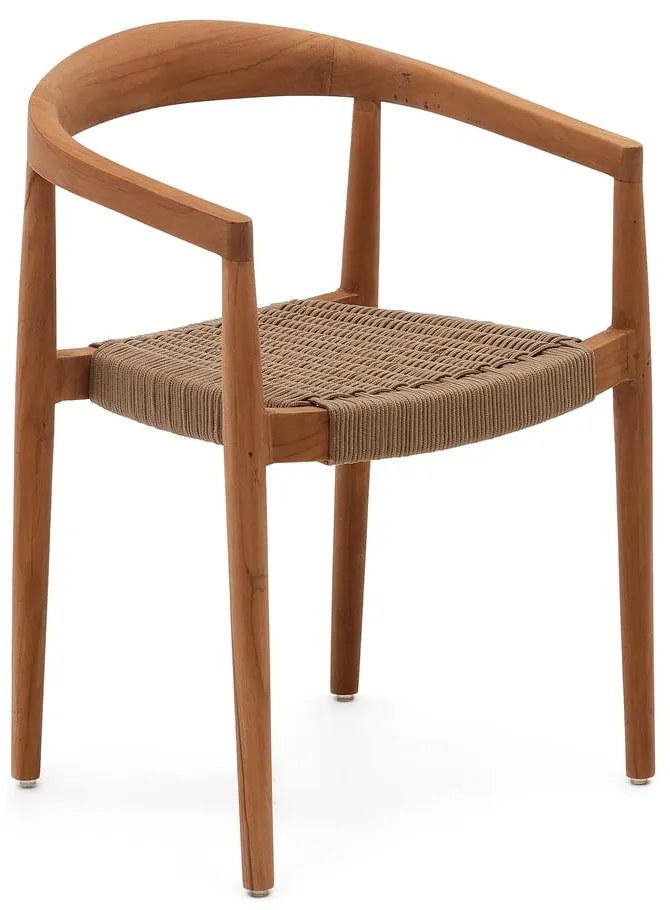 Jedálenská stolička v prírodnej farbe v súprave 4 ks Ydalia – Kave Home