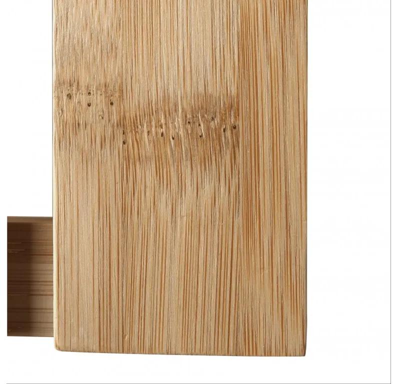 Kondela Protišmyková predložka do kúpeľne, prírodný lakovaný bambus, KLERA