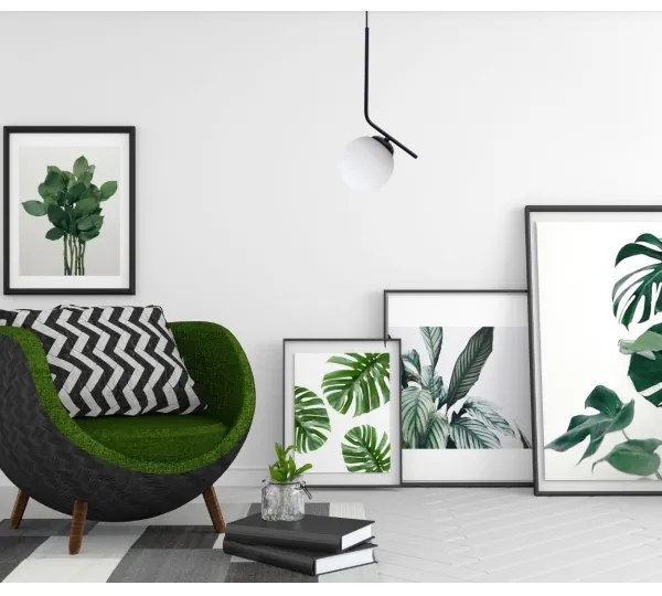 Luster na lanku FIRA 1xE27/60W/230V čierna