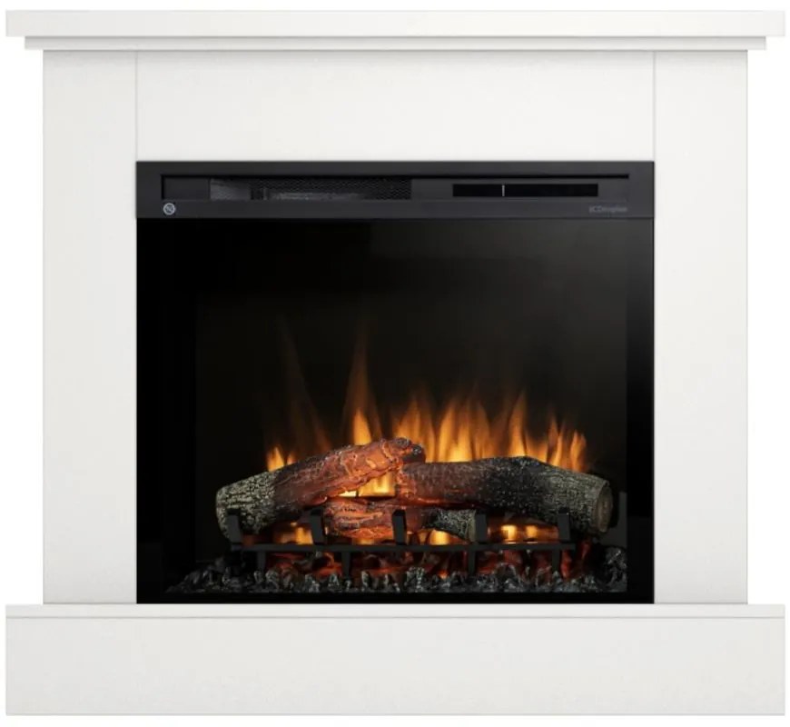 Elektrický krb Jukon 28 biely mat