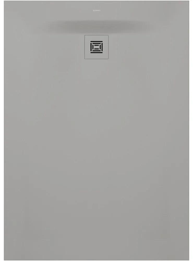 DURAVIT Sustano obdĺžniková sprchová vanička z materiálu DuraSolid, Antislip, 1400 x 1000 x 30 mm, svetlo šedá matná, 720282630000000