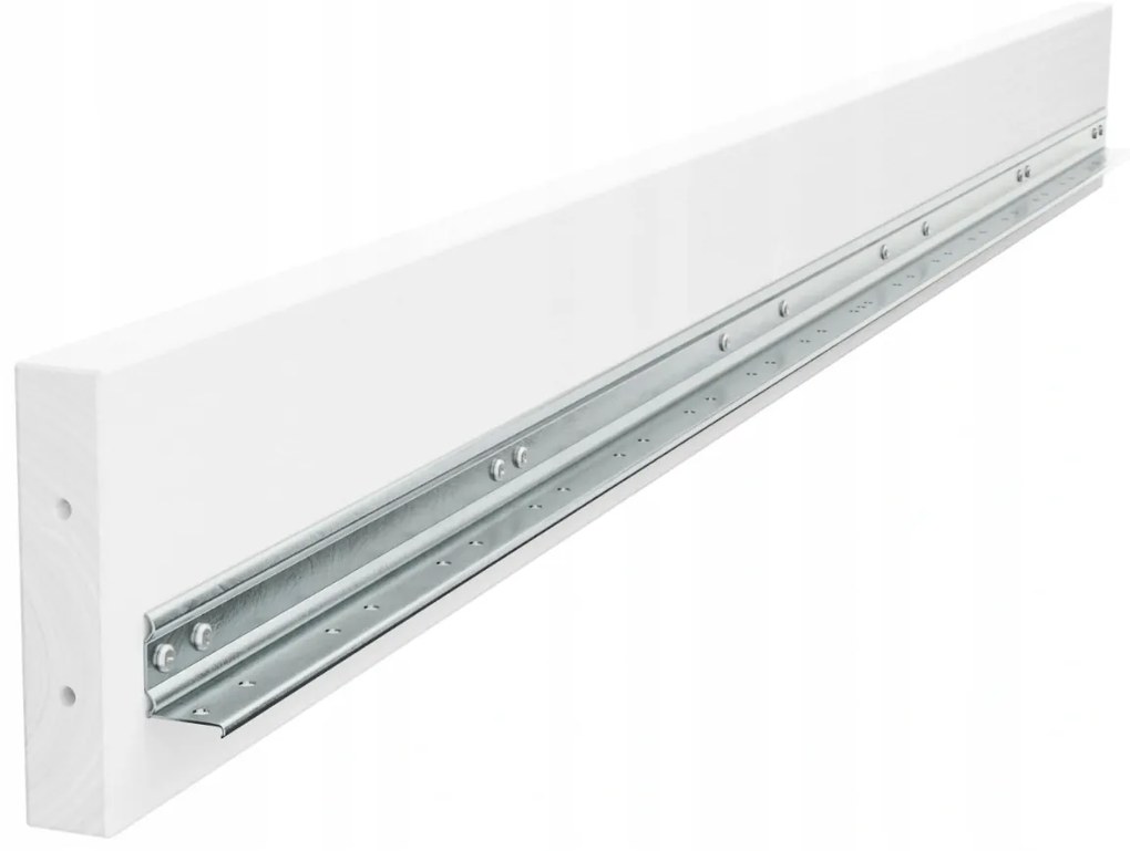 Interbeds MAX 4 poschodová posteľ 258x180 komplet + matrac + písací stôl + šatník modro-biela 2025