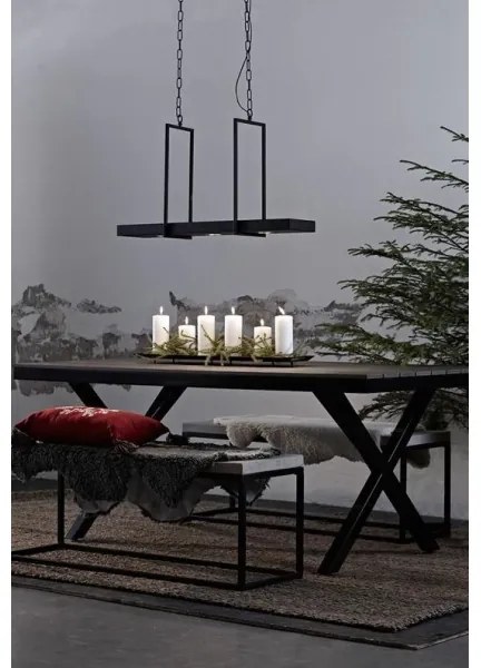 Markslöjd 105780 - LED Stmievateľný luster TRAY 3xLED/3W/230V čierna