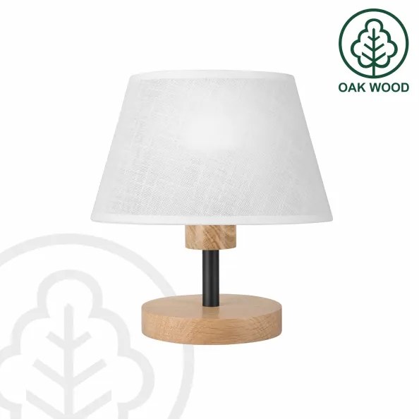 Brilagi - LED Stolná lampa ANTHONY 1xE14/40W/230V dub/biela