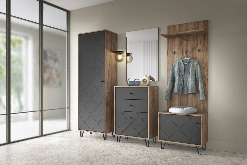 Komoda Bilbao 63,4 cm dub Tabak Craft