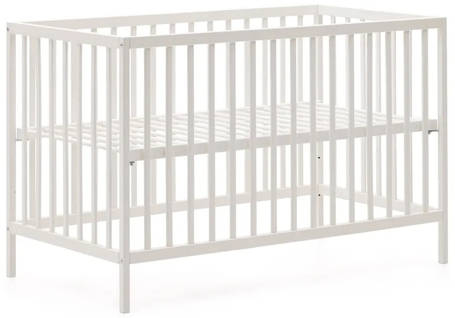 Biela postieľka z bukového dreva 60x120 cm Shantal – Kave Home