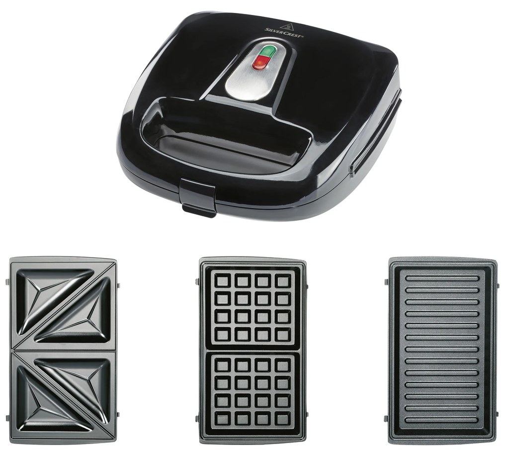 SILVERCREST® KITCHEN TOOLS Sendvičovač SSMW 750 D3 (100364541)