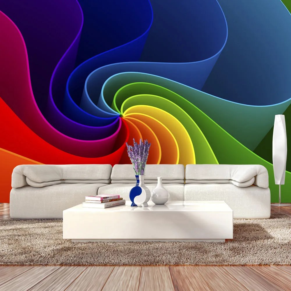 Fototapeta Bimago - Colorful Pinwheel + lepidlo zadarmo 250x175 cm