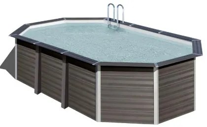 Kompozitný bazén 664 x 386 x 154 cm ovál GRE KPCOV6650