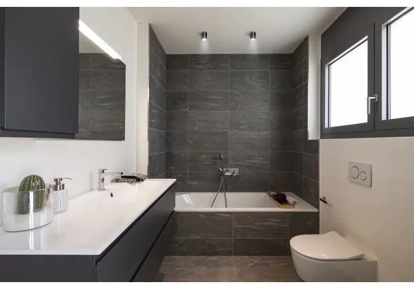 Kanlux 33361 - Vonkajšie bodové svietidlo AQILO 1xGU10/7W/230V IP65 čierne