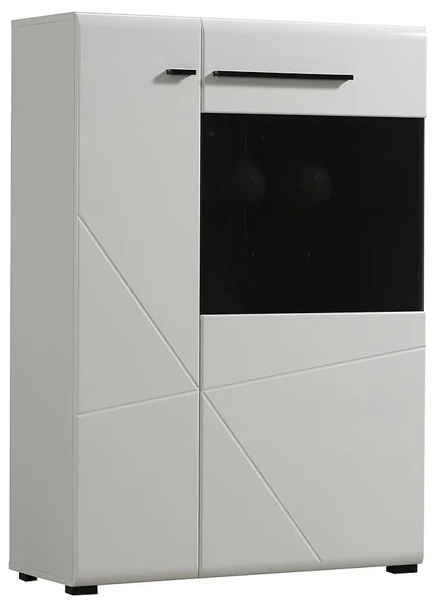 Vitrína Trentino 2k Biela 11008859