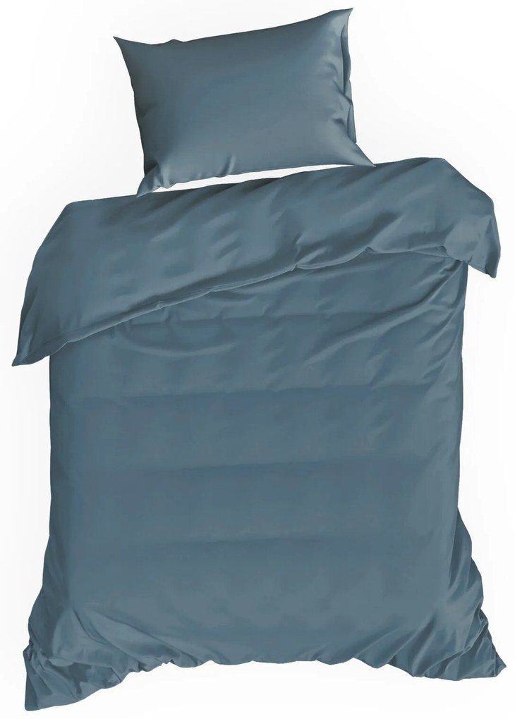 SATÉNOVÉ OBLIEČKY DINA 200X220 CM, 2KS 70X80 CM TYRKYSOVÉ