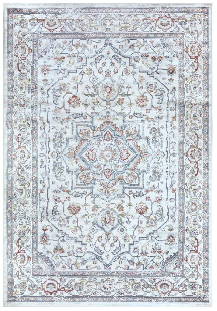 Nouristan - Hanse Home koberce Kusový koberec Amman 105074 Cream, Multicolored - 133x195 cm