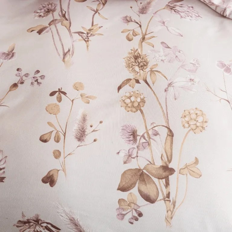 Obliečky z mikrovlákna BOTANIQUE béžovo-ružové Rozmer obliečky: 70 x 90 cm | 140 x 200 cm