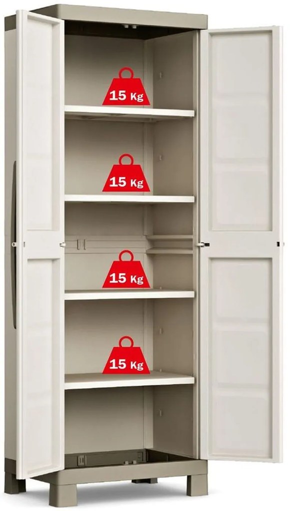 KIS EXCELLENCE HIGH skriňa 65x45x182cm béžová