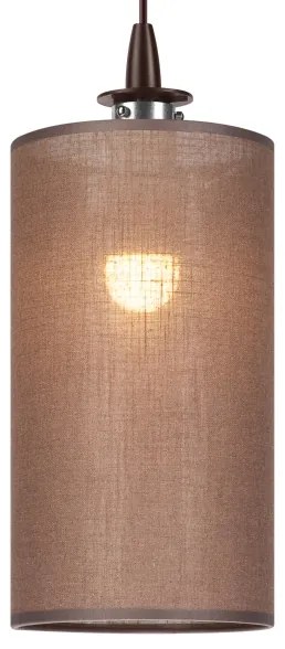 LED Luster na lanku NOEL MINI 1xE27/60W/230V hnedá