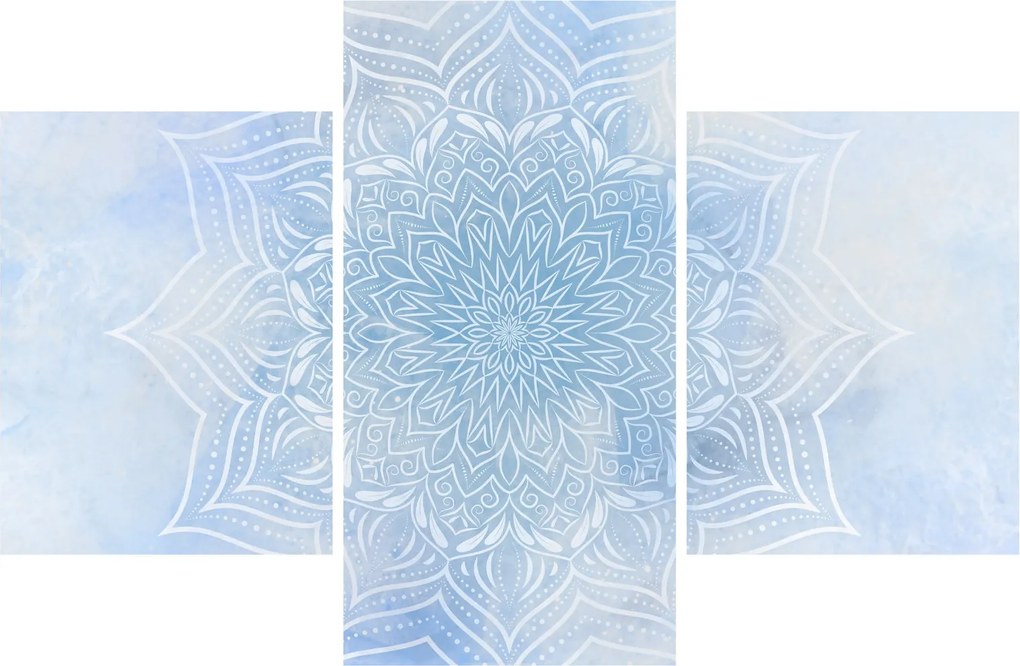 Obraz - Zimná mandala (90x60 cm)