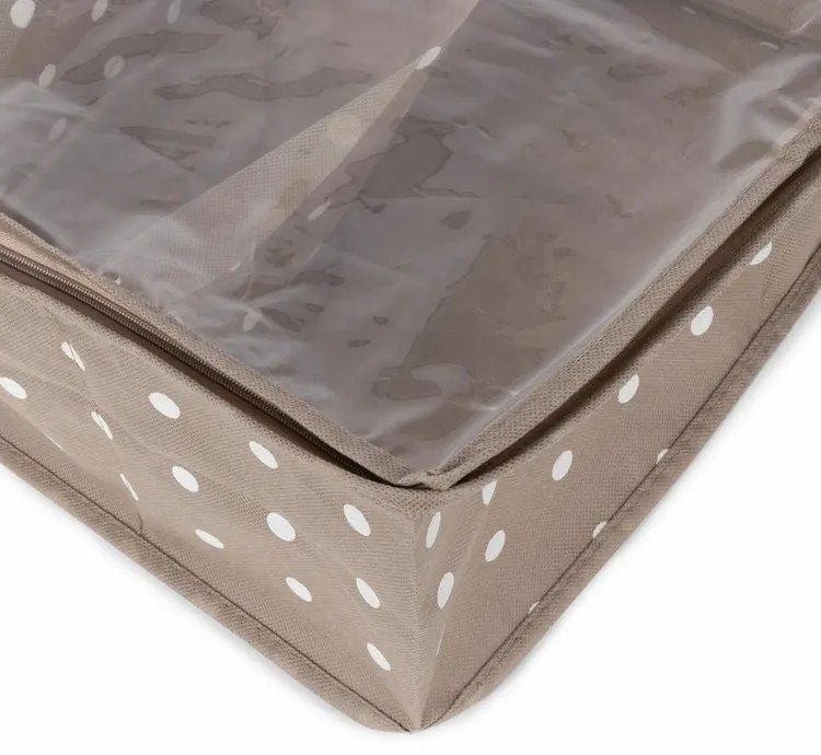 Organizér na topánky pre 12 párov 76 x 60 x 15 cm, hnedá