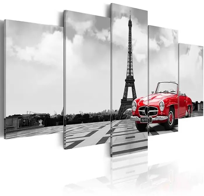 Obraz - Parisian car Veľkosť: 200x100, Verzia: Premium Print