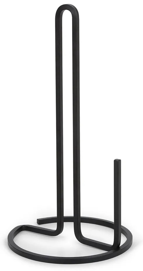 Čierny oceľový držiak na kuchynské utierky ø 17 cm Squire – Umbra