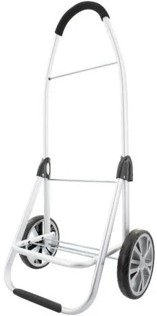 Beagles Sivý bodkovaný prémiový vozík na kolieskach “Aluman“