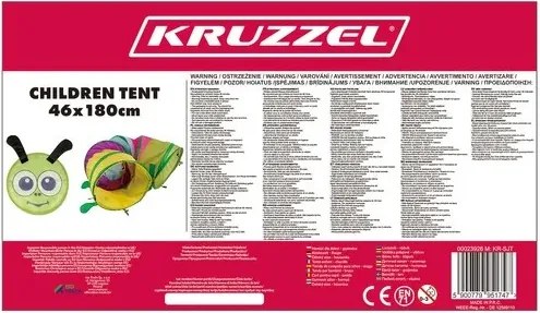 KRUZZEL Preliezačka pre deti - Húsenica - Bino