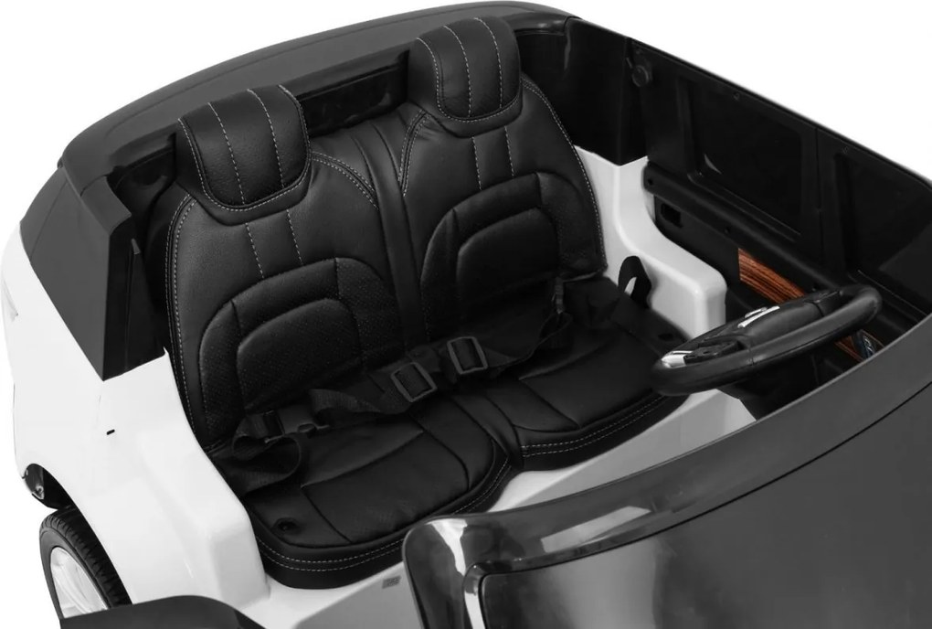 Ramiz Range Rover HSE 2-miestne detské auto Biele SUV + Pilot