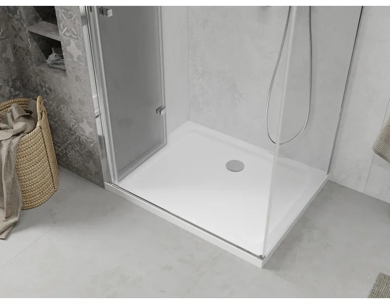 Mexen Lima sprchovací kút 110 x 100 cm, číre sklo-chrómový profil + sprchová vanička, 856-110-100-01-00-4010