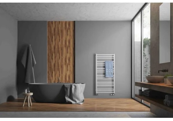 P.M.H. SN4W - Kúpeľňový rebríkový radiátor SORANO 470W 121 cm biela