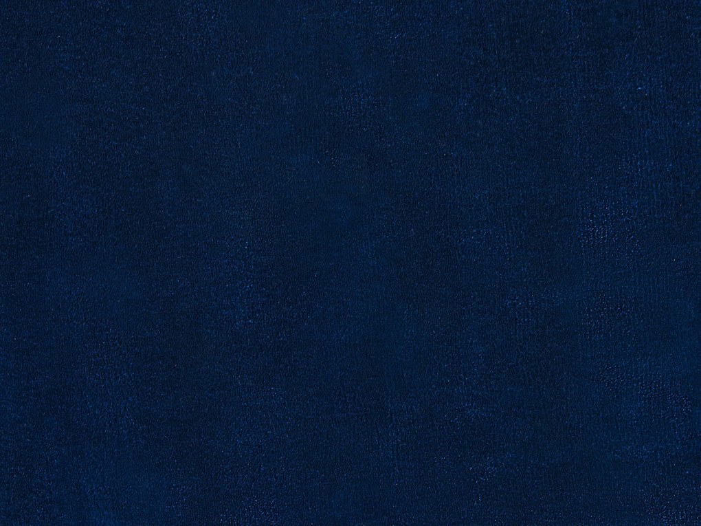Okrúhly viskózový koberec ⌀ 140 cm tmavomodrý GESI II Beliani