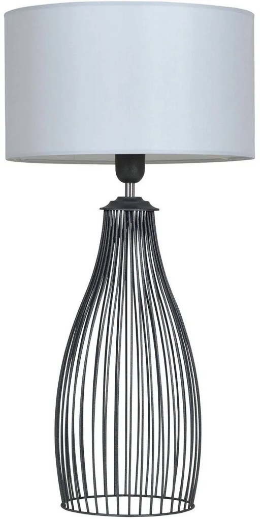 Stolná lampa Milano, 1x textilné tienidlo (výber zo 6 farieb), (výber z 2 tvarov), (výber z 3 farieb konštrukcie)