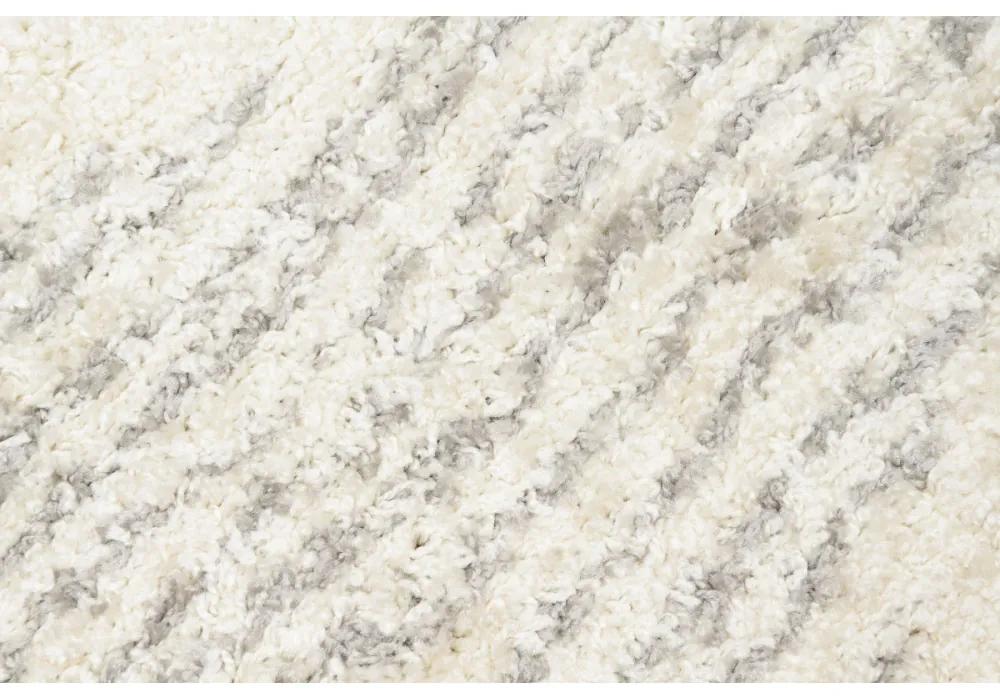 Kusový koberec shaggy Pelta krémový 80x150cm