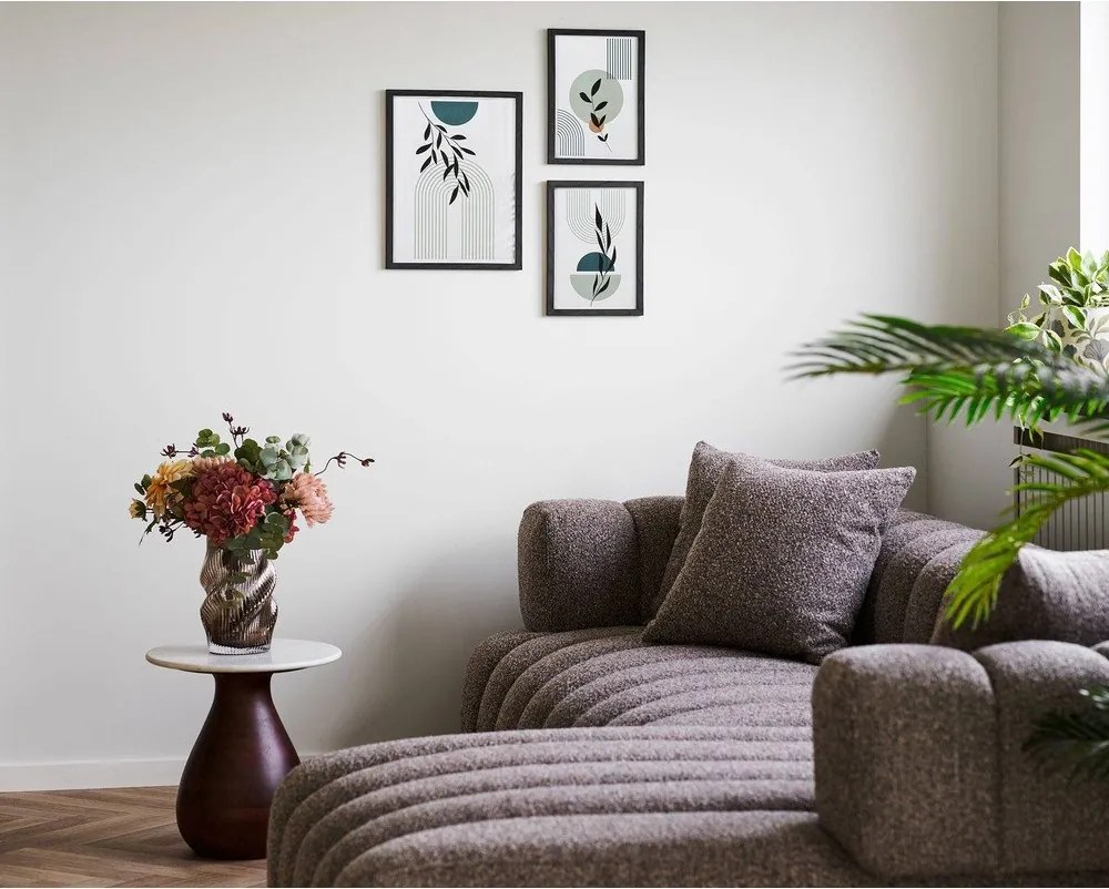 Čierne rámčeky v súprave 3 ks na stenu 30x40 cm Aspen – House Nordic