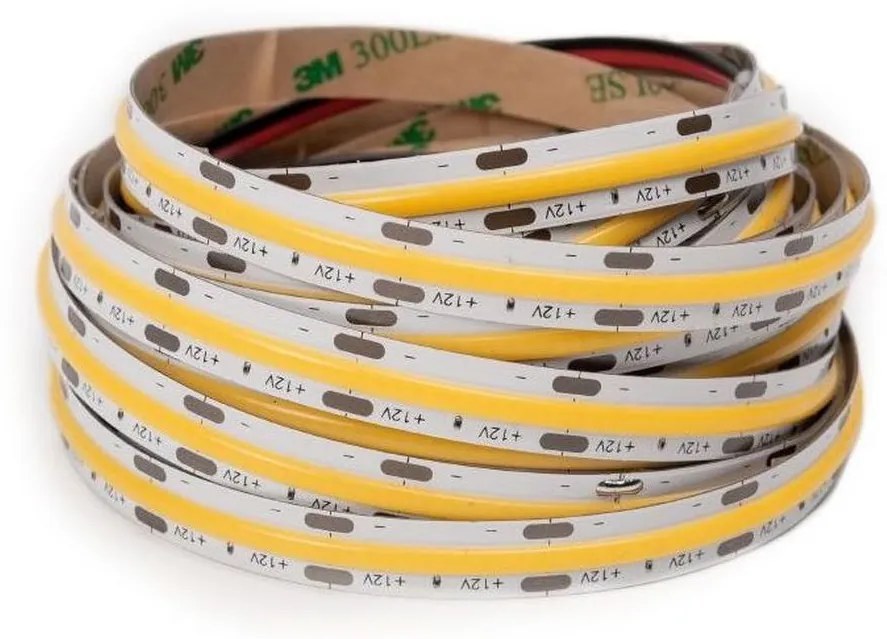 LED Solution COB LED pásik 8W/m 12V bez krytia IP20 Farba svetla: Denná biela 191210