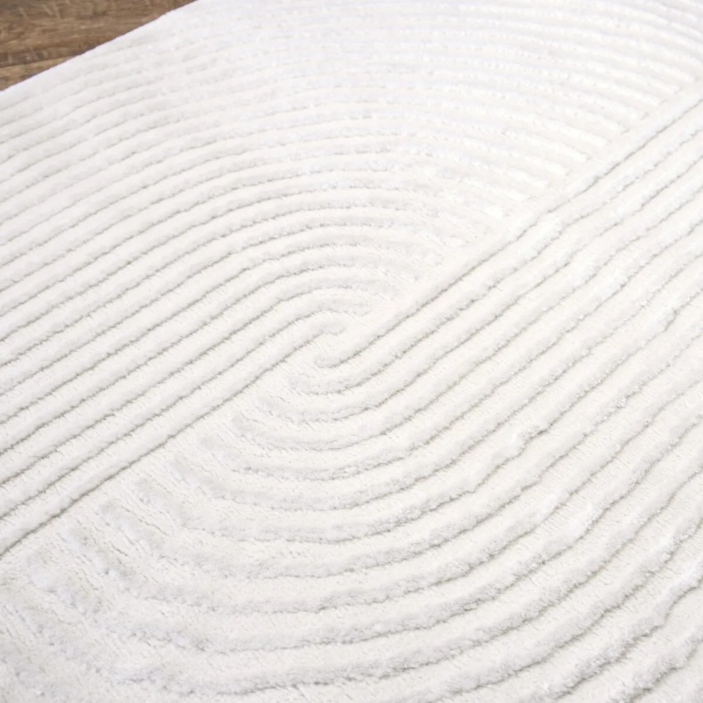 Angel Carpet, Kusový koberec Zafiro 19 Beige, 60x110, béžová, kancelária