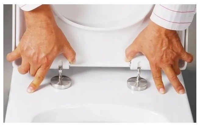 WC sedátko MEXEN QUATRO biele