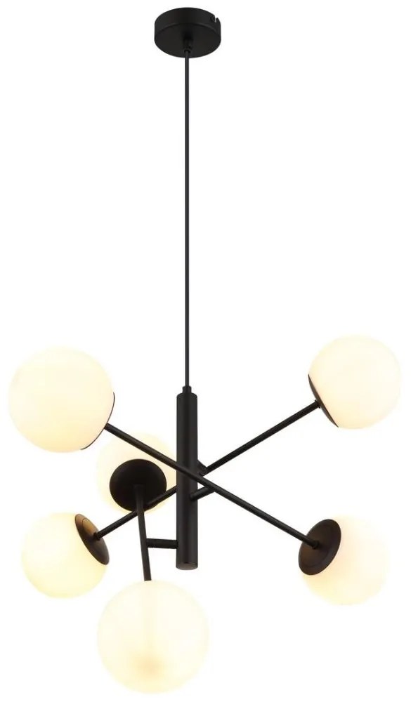 Rabalux 72194 - Luster na lanku MEDUZA 6xE14/20W/230V